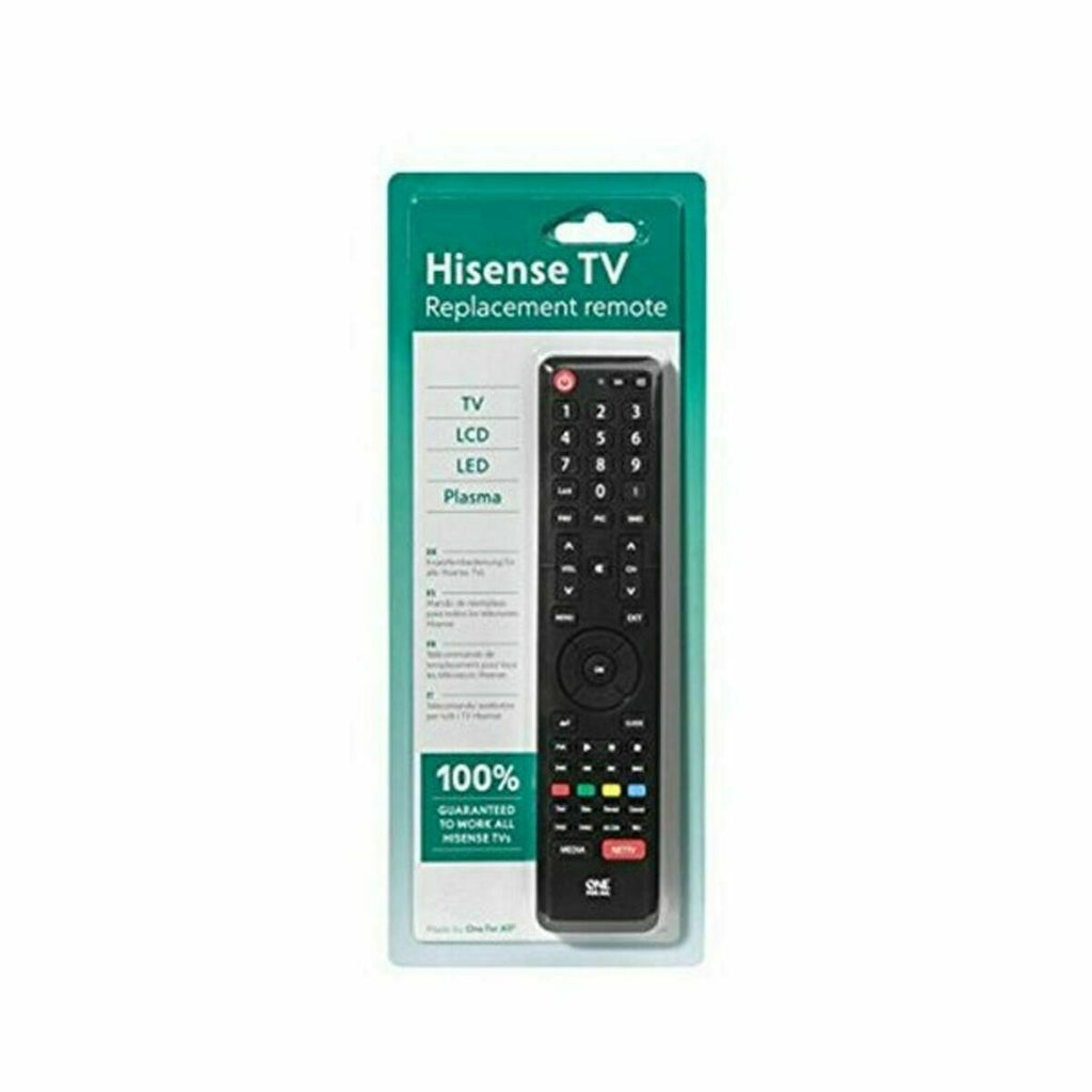 Hisense Universal Remote Control One For All Black