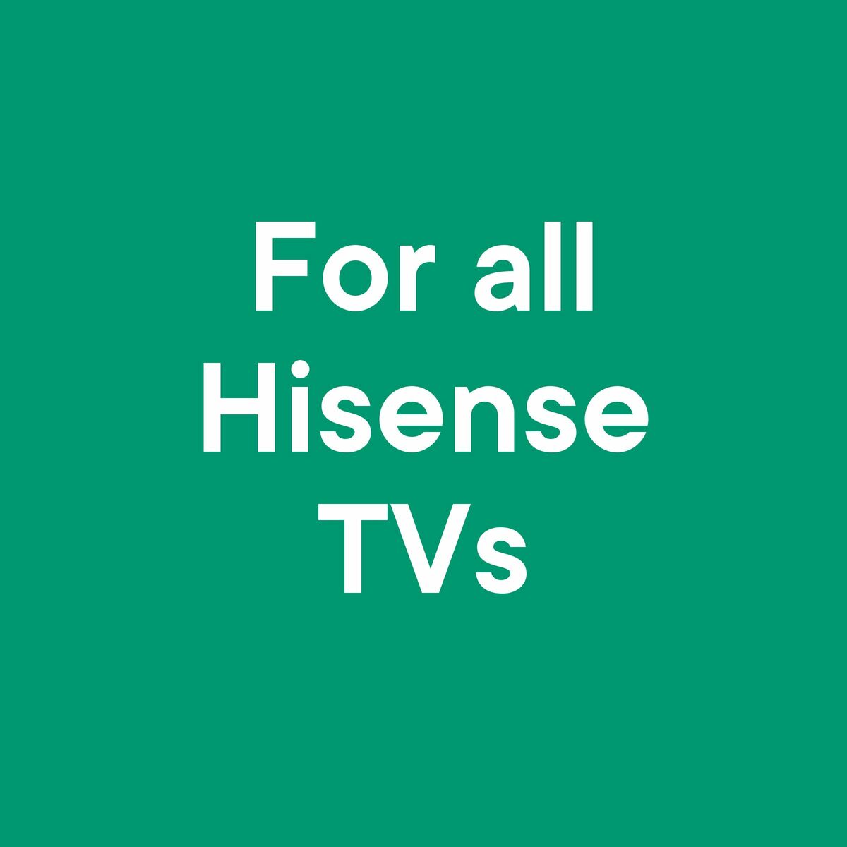 Hisense Universal Remote Control One For All Black
