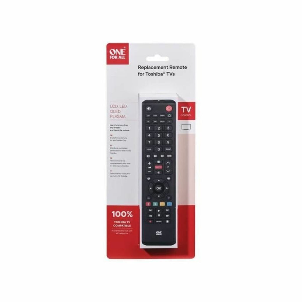 Universal Remote Control One For All Black